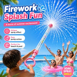 Firework Spray Water Gun for Summer Outdoor Play – Pull-Out Water Blaster Toy for Pool & Beach Parties