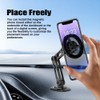 Magnetic Phone Holder for Car with Flexible Base Retractable Phone
