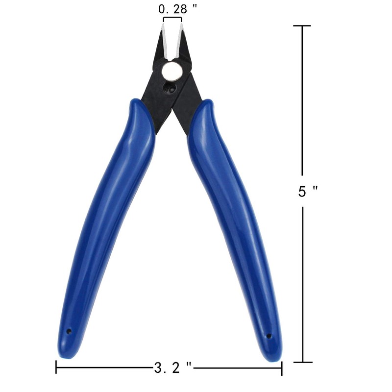 Kalim 5'' Mini Wire Cutter, Precision Flush Cutter, Strong and