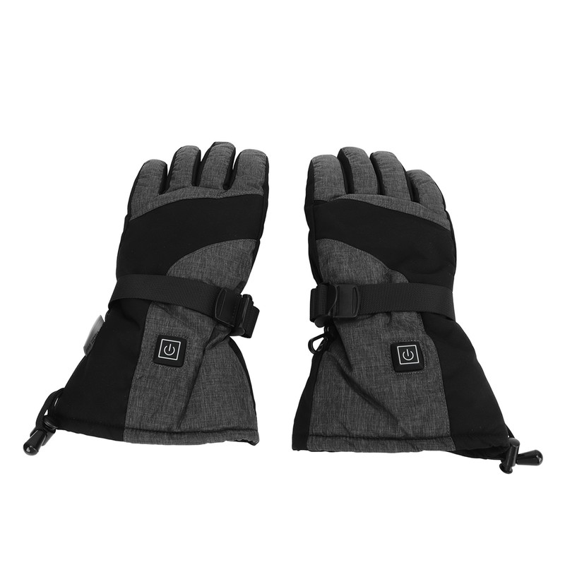 1Pair Electric Heated Gloves Warm Touch Screen Removable Graphene Heating