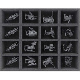 Feldherr FS050A036 Foam Insert Compatible with Chaos Space Marines - 16 Compartments