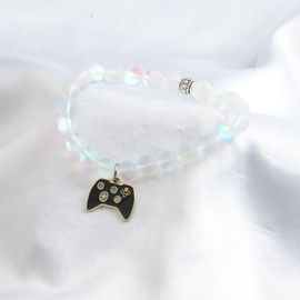 UJIMS Gamer Gift Gaming Lover Bracelet Video Game Jewelry for Game Player Geeky Game Enthusiast Gift (GamingLoverBracelet)