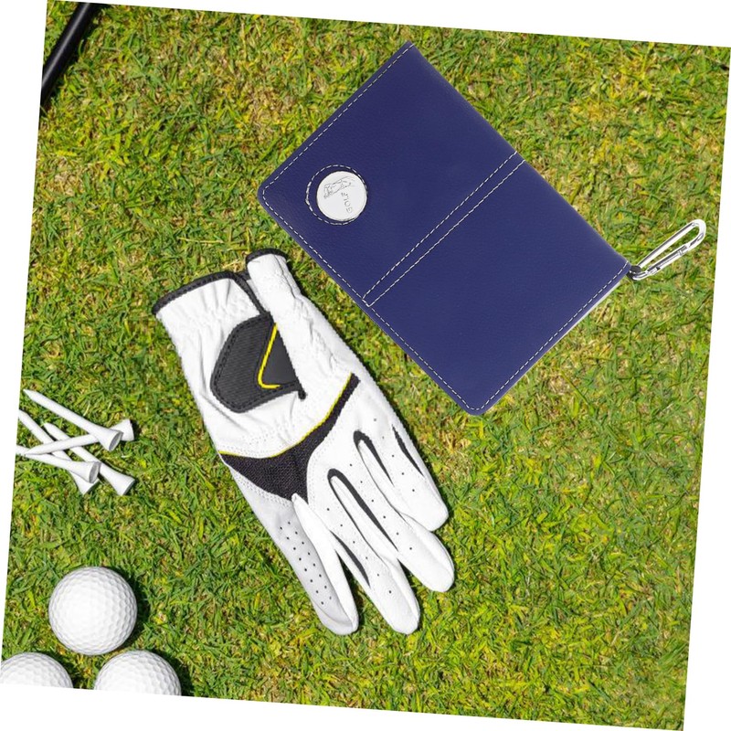 Kisangel Golf Scorecard Holder Cover Pu Leather Scorebook Scorecards and