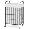 Laundry Hamper with Wheels, 90L Laundry Basket with Handle, Laundry