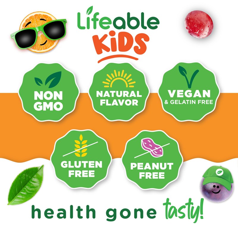 Lifeable Vitamin B Complex for Kids | with VIT C