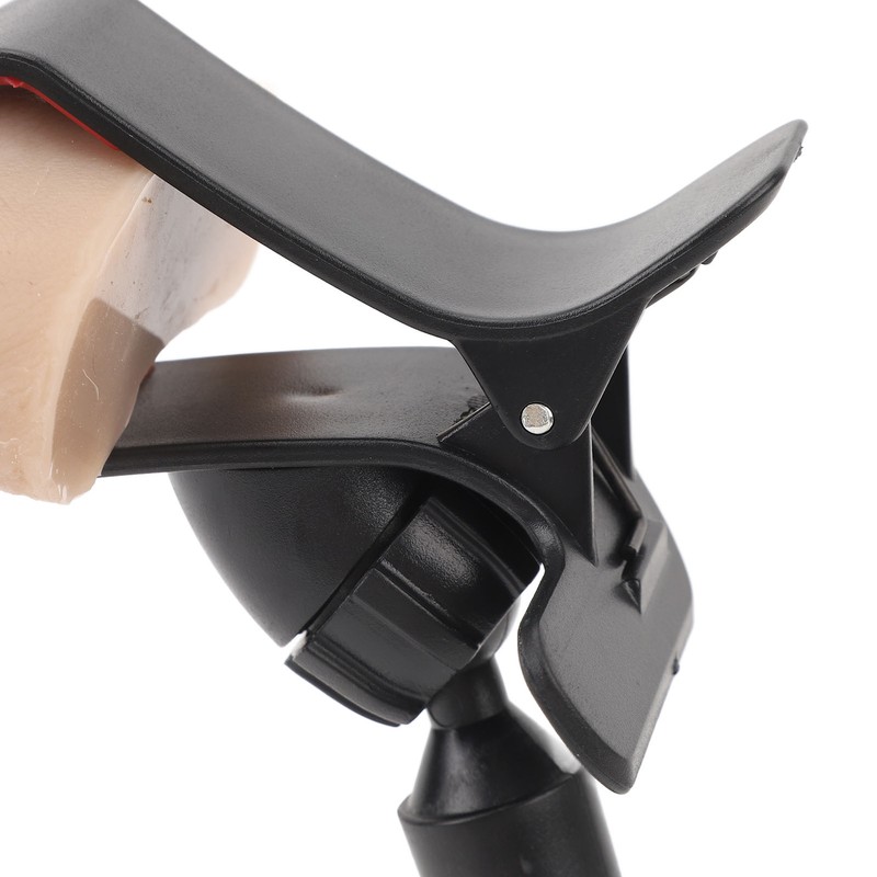 Nail Practice Hand Soft Silicone Mannequin Hand with Adjustable Clamp