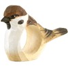 Wildlife Garden WG578 Napkin Ring Field Sparrow - Hand Carved