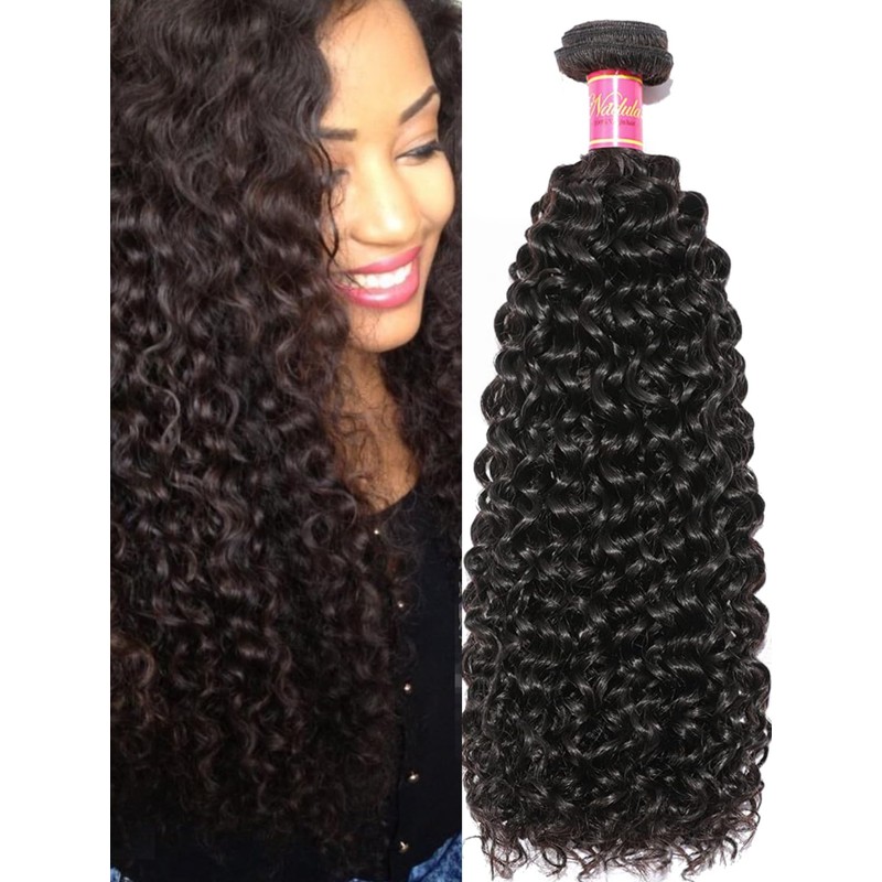 Extensiones de cabello humano rizado de Malasia, 1 paquete de