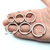 TUNUKE Ti Titanium Ring, Keychain, Key Ring, Key Hook, Carabiner,