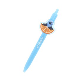 Sun-Star Stationery Puppet Sunsun Goods Ball Pen with Plate, Blue S4658469