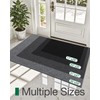 LUMI Indoor Ultra Thin Door Mat, Low Profile Inside Doormat,