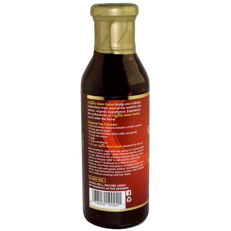 Organic Asian Fusion General Tso Sauce, 15 Ounce - Non-GMO,