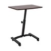 Seville Classics WEB162 Mobile Laptop Computer Desk Cart Height-Adjustable from