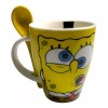 Fun Kids Duo Tazas Bob Esponja Con Cuchara