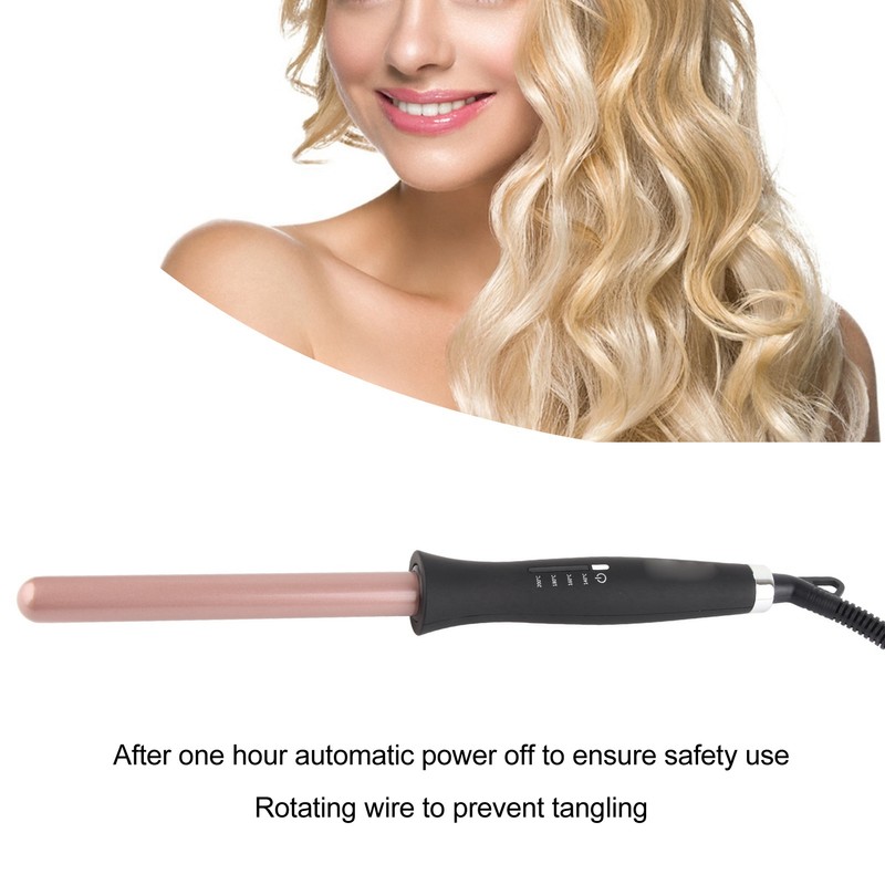 19mm Electric Hair Curler Adjust Temperature Nano Ceramic Coating Hair