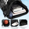 Mochila Deportiva con Cordón, Bolsas Impermeable de Cuerdas, Compartimento Separado