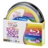Mitsubishi Chemical Media Verbatim Repeated Recording for BD-RE DL (One Side Layer 2/1 – 2 X Speed/10 Pieces) [並行輸入品]