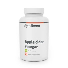 GymBeam GymBeam Apfelessig (Kapseln) - 500 mg pro Tagesdosis, Apfelessig zum Abnehmen, fermentiertes Produkt aus zerkleinerten ?pfeln, Abnehm-Kapseln, enthalten natrliche Mineralien und Vitamine, 90 caps