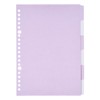 Noritsu NTK1223 NOLTY Notebook, Kukuru A5 Index Sheet, Lavender