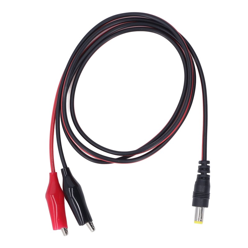 DC to Dual Test Clip Cable Copper Core Electrical Test
