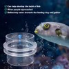 Transparent Acrylic Durable Adjustable Aquarium Fish Feeder Fish Tank Tiepiece