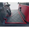 Huskey Red Trim Golf Cart Floor Mat For Club Car