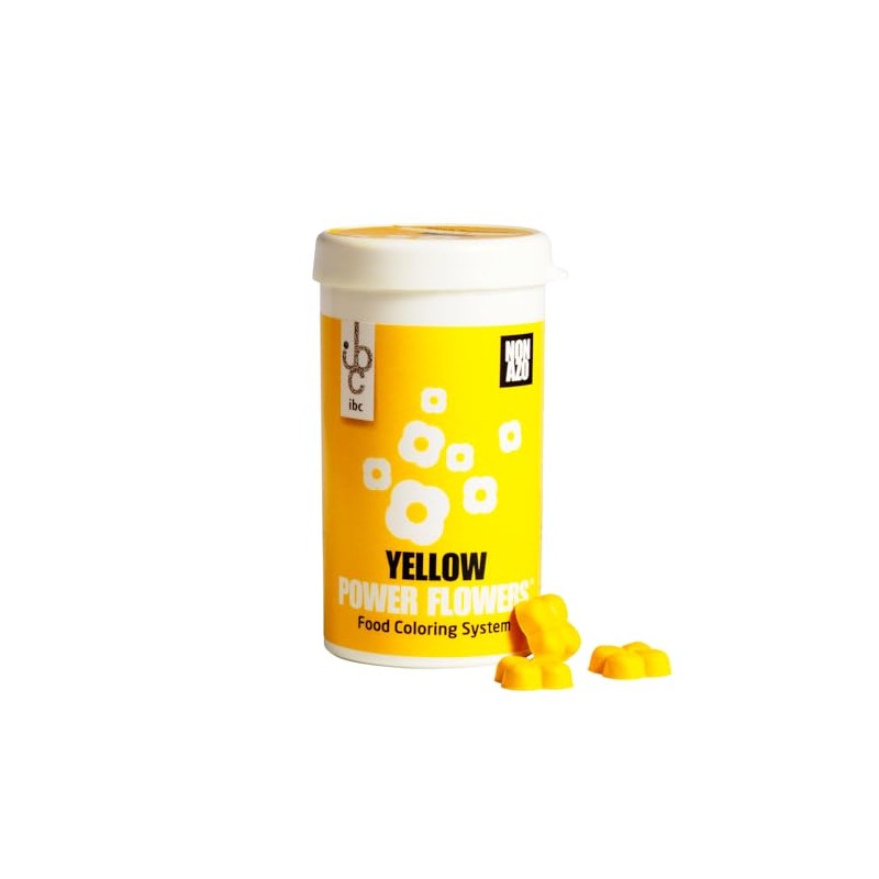Mona Lisa (by Callebaut) Power Flower Yellow Food Colouring 50g