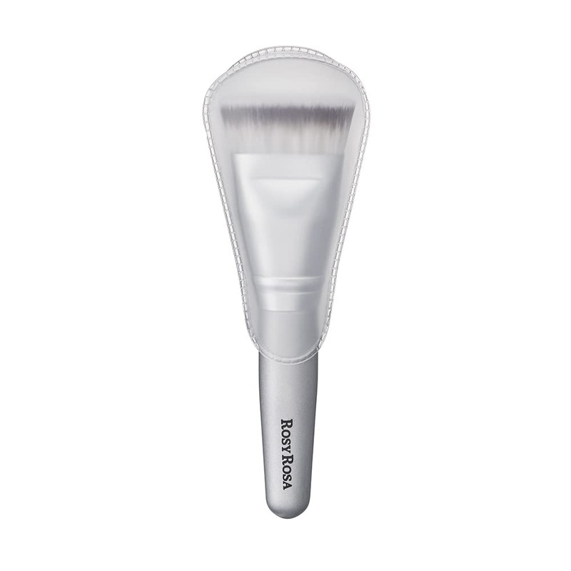 Rosie Rosa Multi-Foundation Brush [Makeup Brush for All Foundations] Silver,