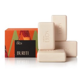Natura Jabones en barra Ekos puro vegetal buriti 4 piezas de 100 g