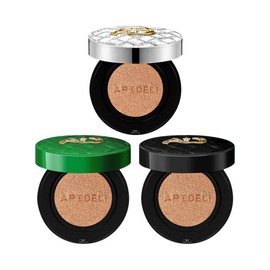 Artdeli Galbadum Cover Cushion No. 23 (3 colors) (Silver + Green + Black) / 아트델리 갈바덤 커버쿠션 23호 3종 (실버+그린+블랙)