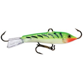 Rapala Jigging Rap 07 Fishing lure, 2.75-Inch, Glow Green Tiger