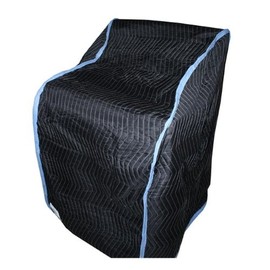 US Cargo Control Quilted Washer and Dryer Cover - Black/Gray Quilted Furniture Pad for Moving/Storage - 30 Inches x 46 Inches - Cotton/Polyester Blend Fabric - 5 Pounds - Washable, Reusable