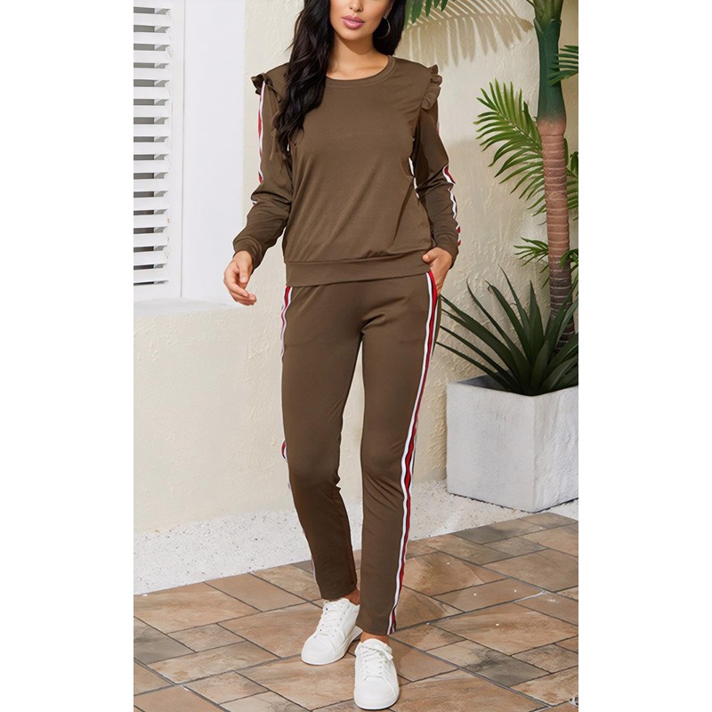 Akmipoem - Conjunto de 2 piezas para mujer, sudadera y