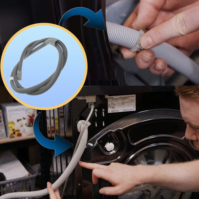 Drain Waste Hose Pipe For Zanussi Dishwasher - 140005633056