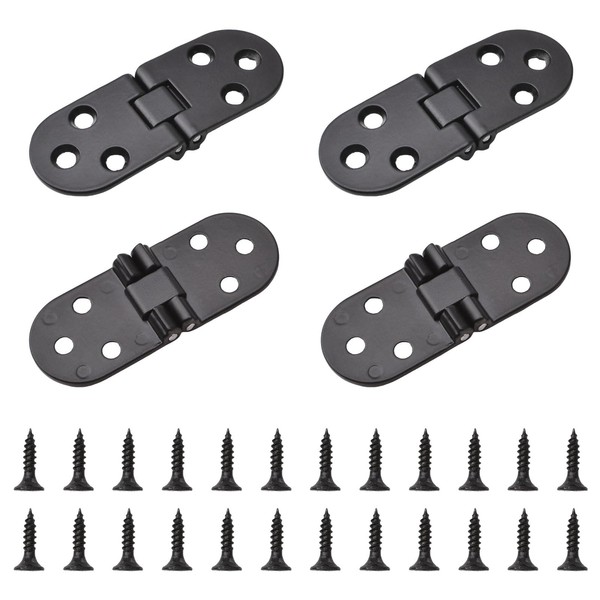 INCREWAY Furniture Hinge, 4 Pcs Zinc Alloy Thick Butler Tray