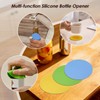 4 in 1 Multi-Purpose Jar Opener, with 3pcs Rubber Jar