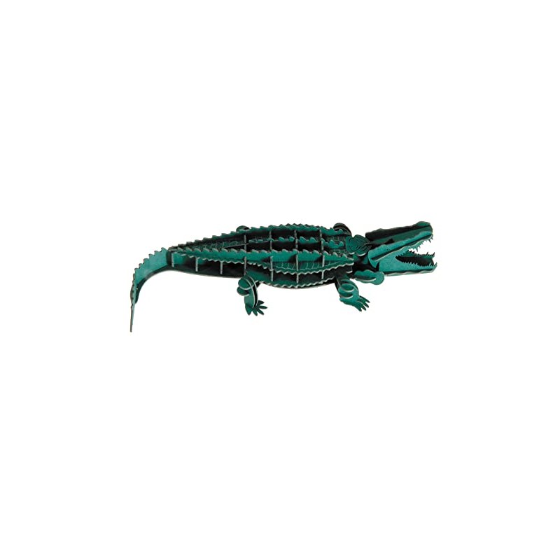 3D Paper Model Crocodile