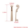 Yibuy Hand Carved Maple Violin Neck for DIY 4/4 Size