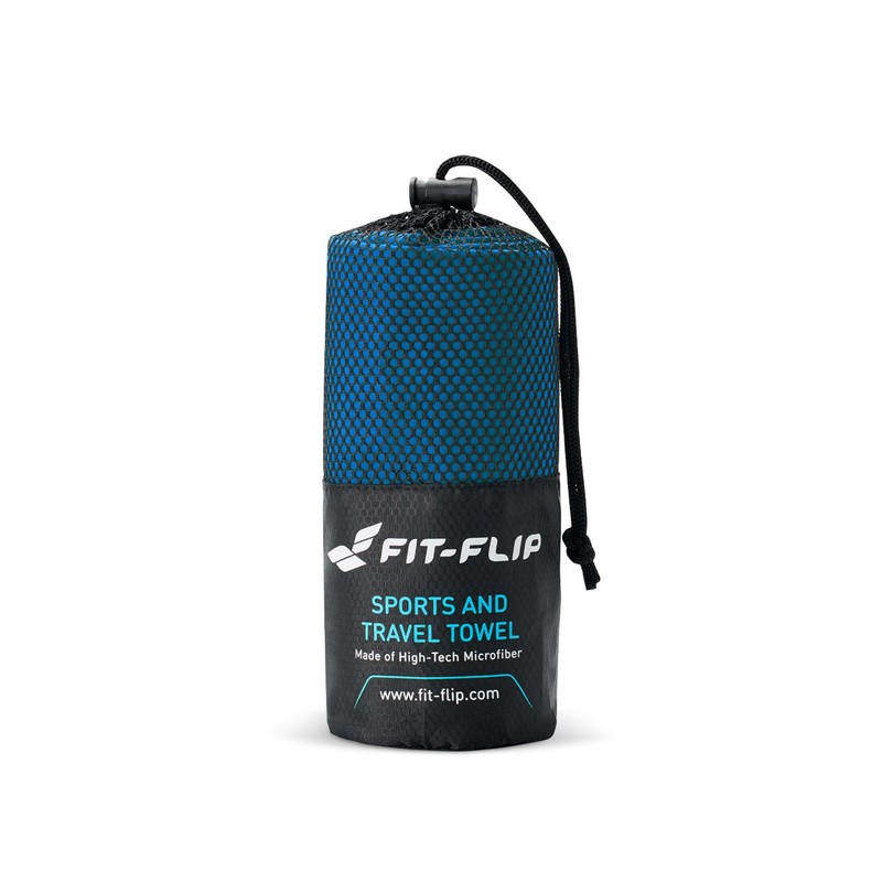 Fit-Flip Microfibre Towel, Compact, Ideal as a Sports Towel, Travel