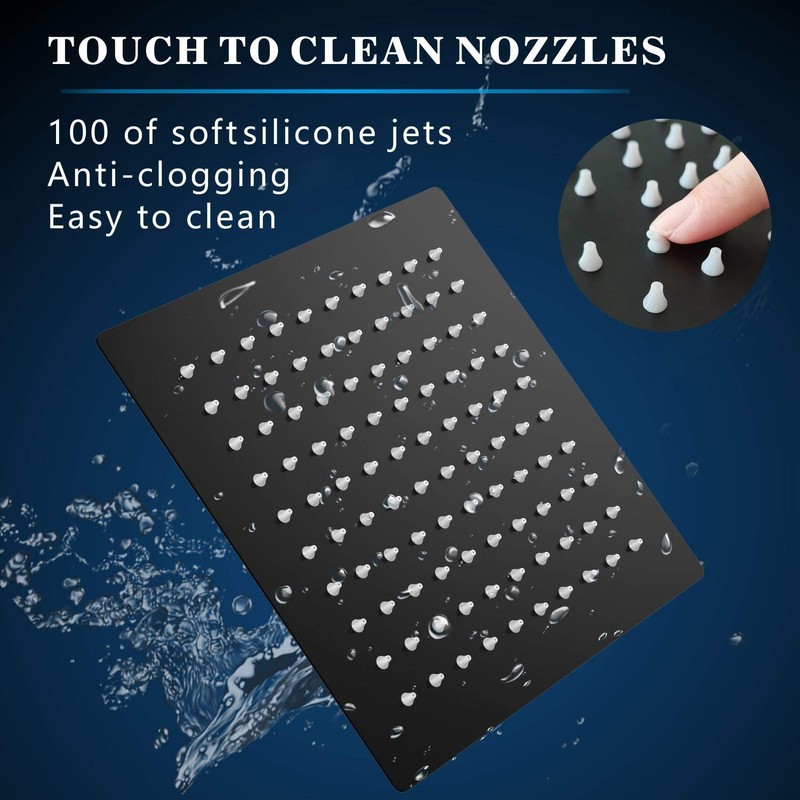 Voolan Rain Shower head, High Pressure Shower Head Made of