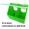Pigeon Feeder Water 2 Pack Quail Bird Chicken Feeder Water