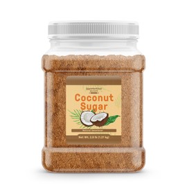 Unpretentious Coconut Sugar, 2.8 Pounds, Non-GMO, Sweet & Nutty, Rich Natural Sweetener
