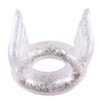 Inflatable Swimming Ring Sequin Swim Angel Wing Shiny Floating Tube