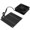 Solar Fan Effective Cooling Safety Protection Easily Install 3W 43.4CFM