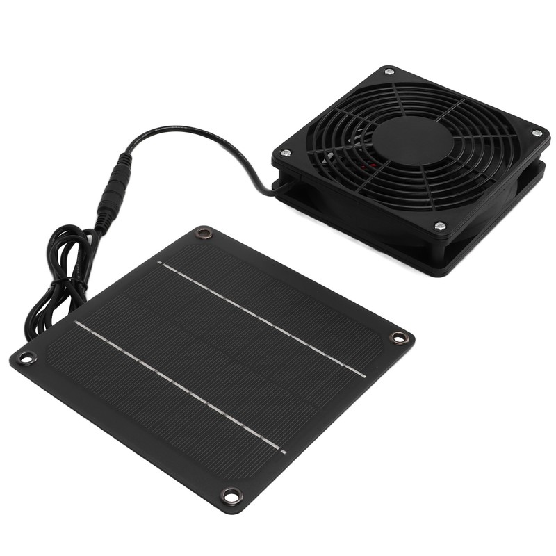 Solar Fan Effective Cooling Safety Protection Easily Install 3W 43.4CFM