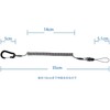 HUIKKJP Curl Cord Strap, Coil Strap, Stretchable, Durable, Keychain, Set