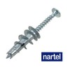 Nartel® Metal Self Drilling Plasterboard Fixings Raw Plugs Cavity Wall