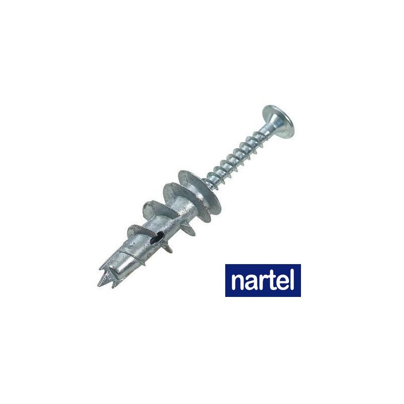 Nartel® Metal Self Drilling Plasterboard Fixings Raw Plugs Cavity Wall