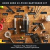 Home Hero Bartender Kit - 22-Piece Cocktail Shaker & Bar