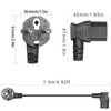 GELRHONR 1.5 m 3 Pin IEC Cable, 90 Degree CEE